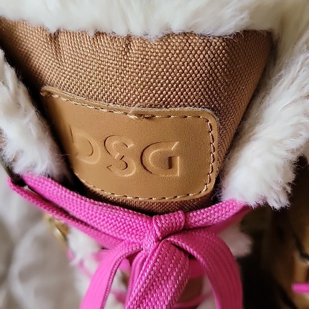 DSG pre- owned girls lace zip boots (see pics)